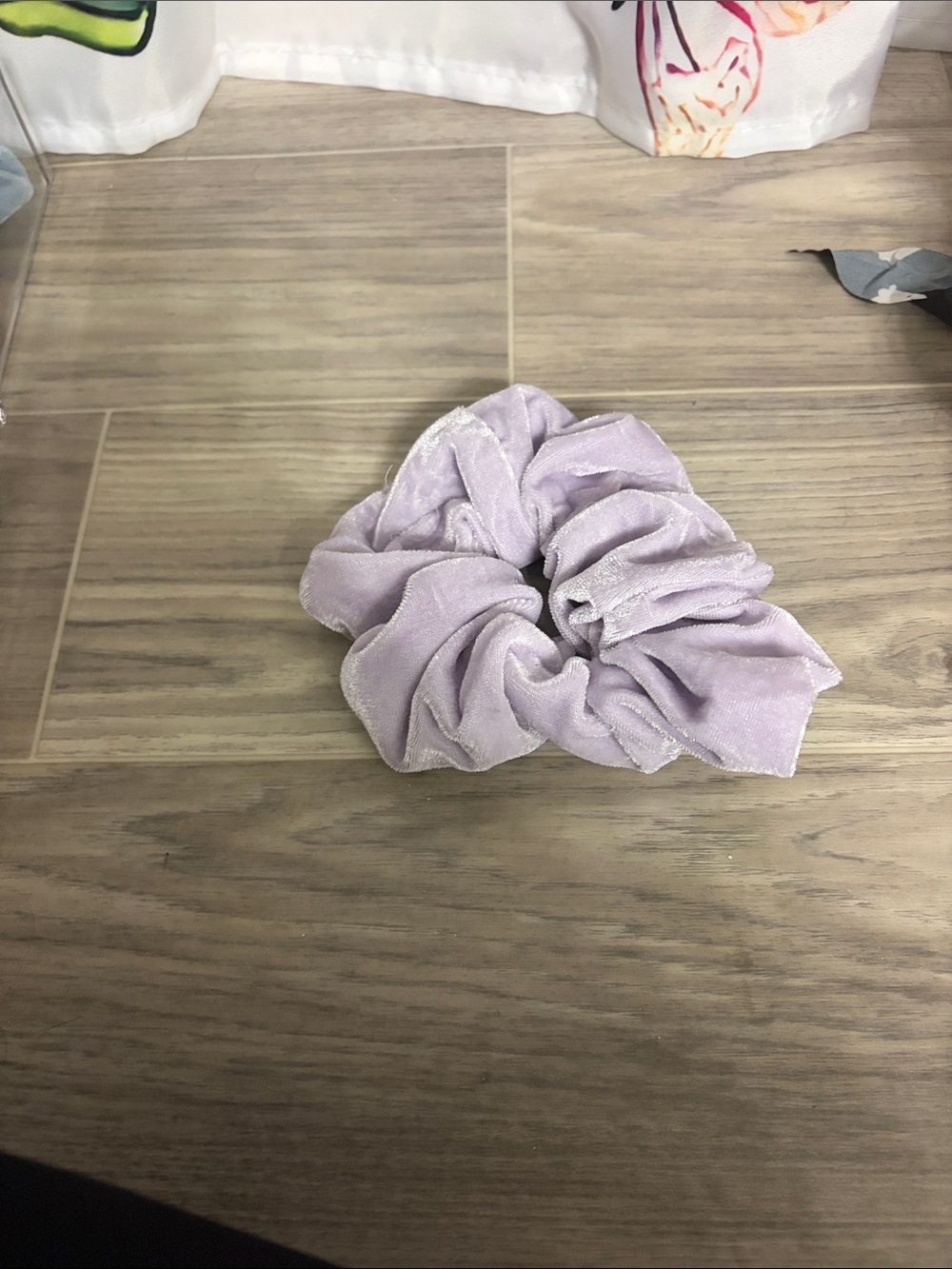 Lavender Velvet Scrunchie - Women Accessories